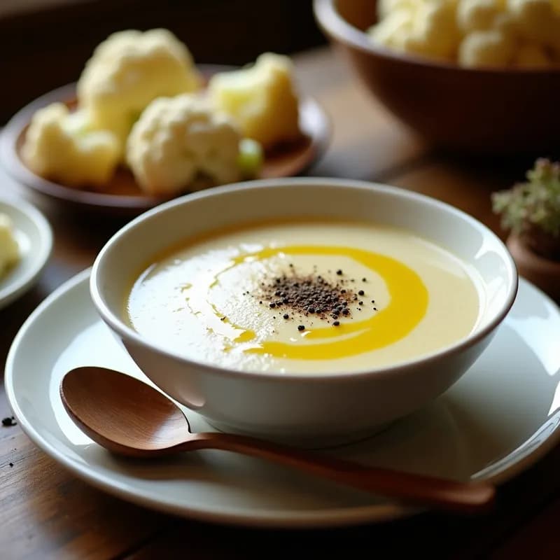 Crema de Coliflor con Trufa Negra: Receta en Thermomix Ultracremosa y Gourmet