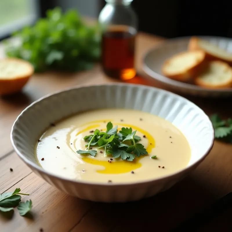 Crema de Coliflor con Trufa Negra: Receta Vegana y Sin Lácteos en 20 Minutos