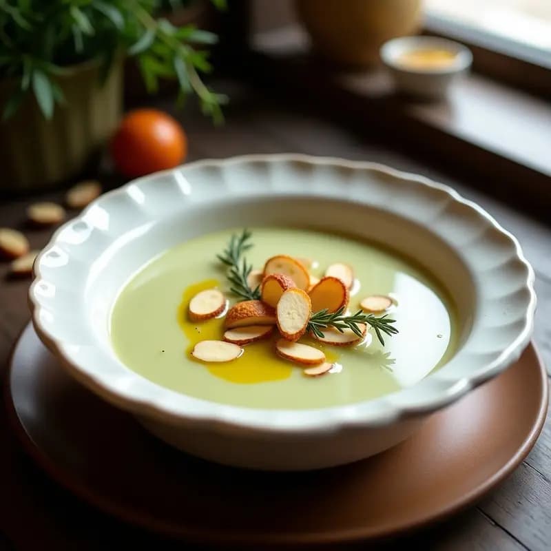 Crema de Cardo con Almendras Tostadas: Receta Tradicional Española en 30 Minutos