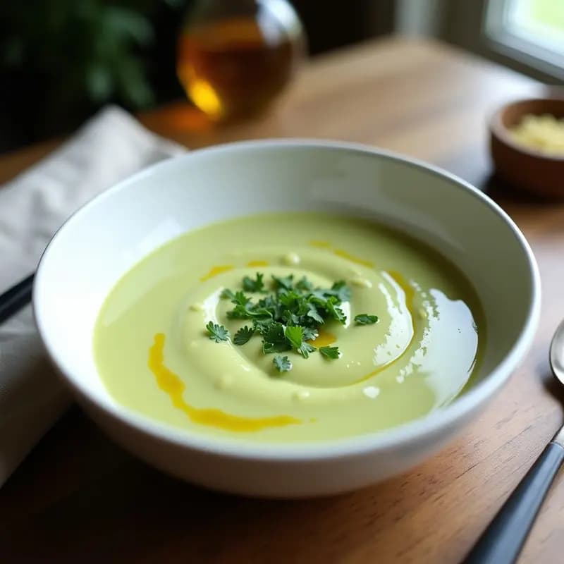 Crema de Espárrago Blanco y Wasabi: Sopa Alemana Detox en Thermomix