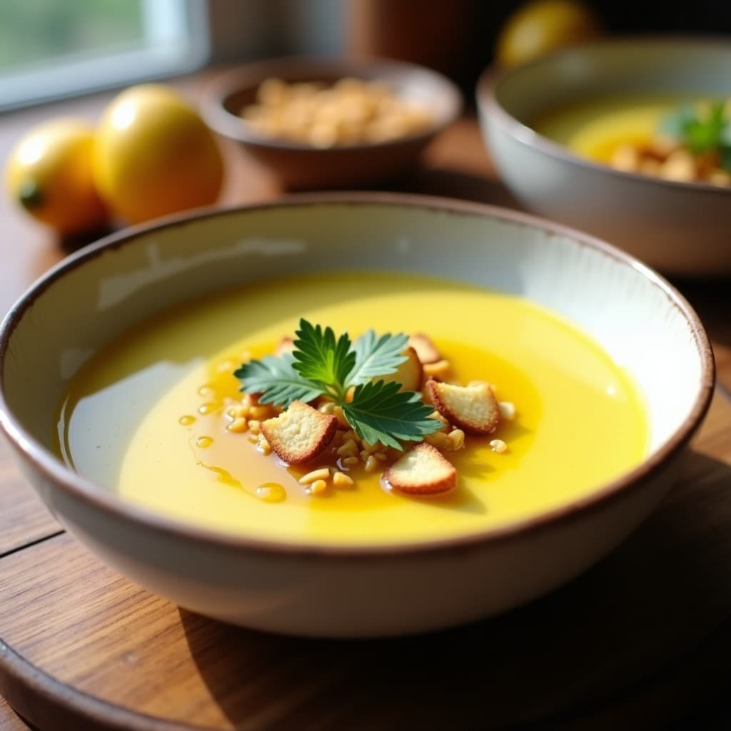 Crema de Espárragos Blancos y Cúrcuma con Crutones de Almendra: Sopa Vegana Alemana en Thermomix