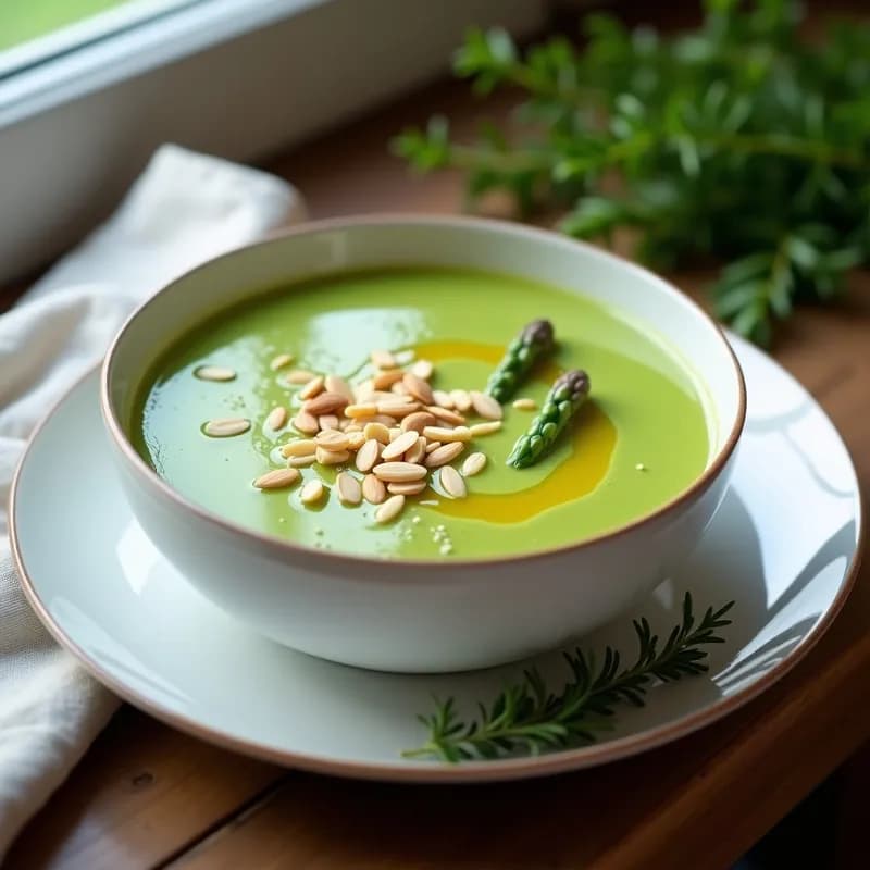Crema de Espárragos Trigueros Vegana: Receta en Thermomix Sin Lácteos y Ultracremosa