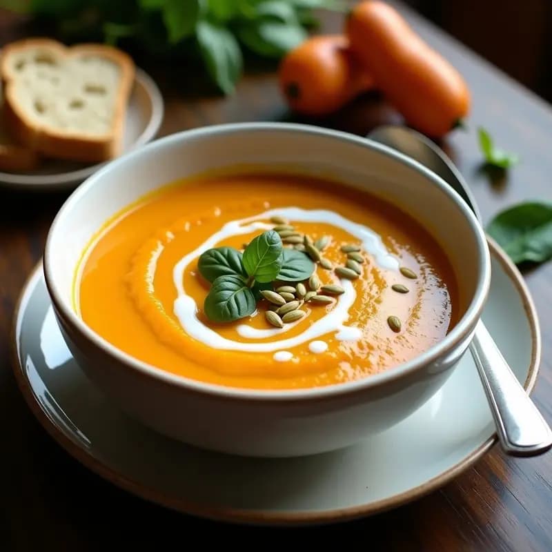 Crema de Espinacas y Acelgas con Batata: Receta Vegana Rápida y Reconfortante