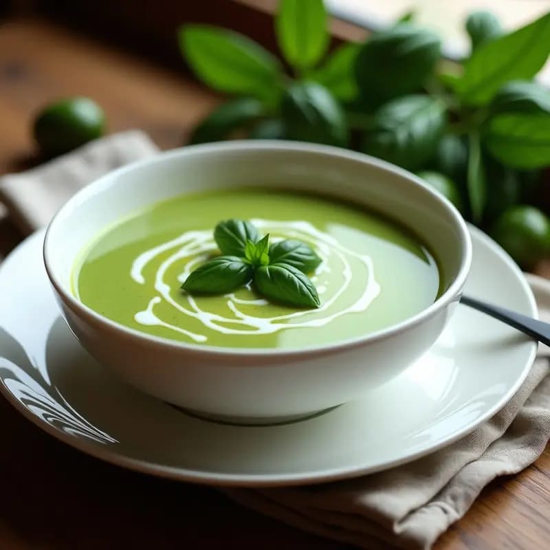 Crema de Espinacas y Albahaca: Receta Thermo Rápida y Detox en 15 Minutos