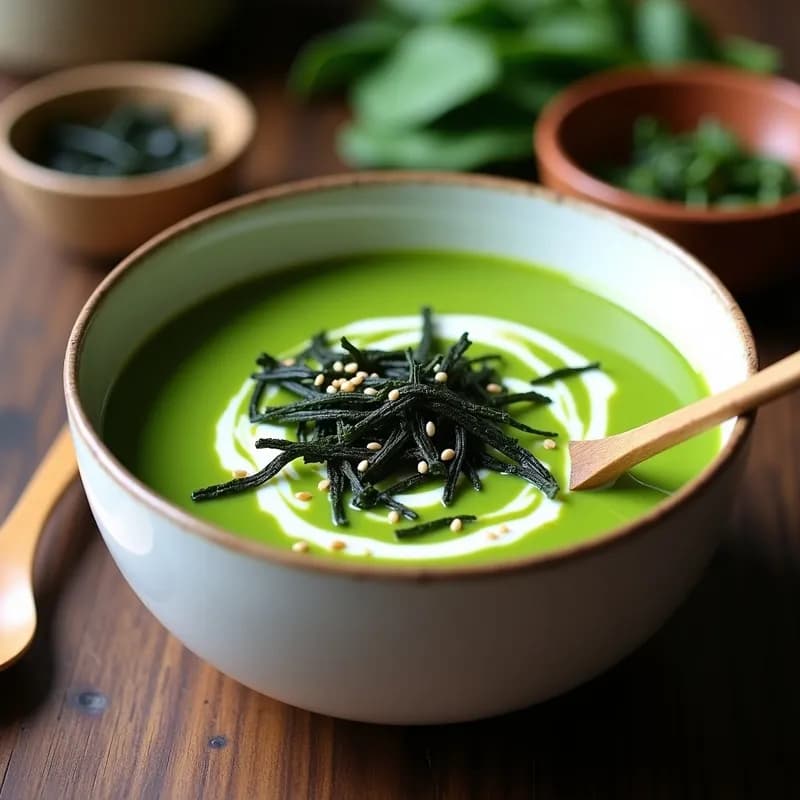 Crema de Espinacas con Algas Ahumadas: Receta Vegana y Alta en Omega-3 en 20 Minutos