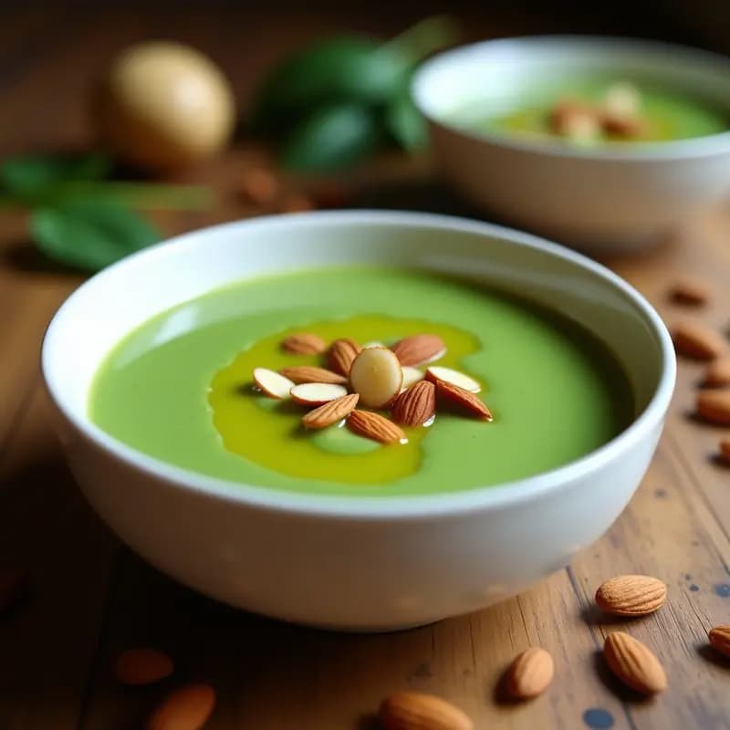 Crema de Espinacas con Almendras: Receta Rápida y Alta en Vitamina E para el Invierno