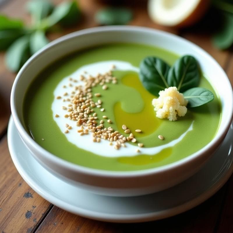 Crema de Espinacas y Coliflor en Thermomix: Receta Ligera y Alta en Fibra en 25 Minutos