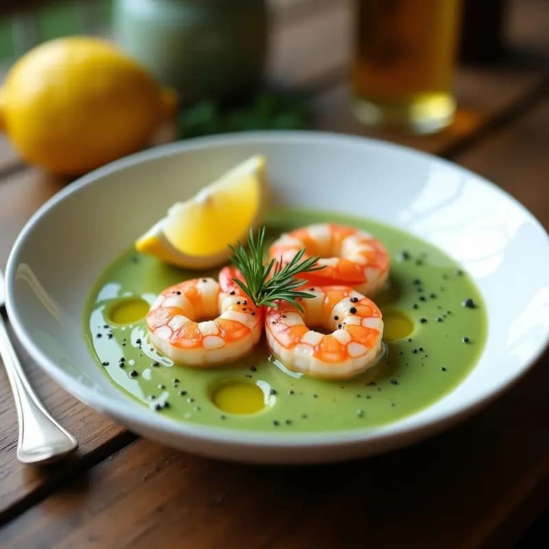 Crema de Espinacas y Gambas en Airfryer: Receta Rápida y Alta en Proteínas