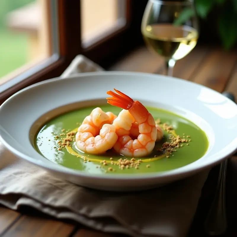 Crema de Espinacas con Gambas: Receta en Thermomix para una Cena Ligera y Rápida
