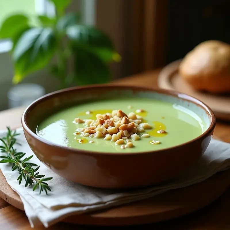 Crema de Espinacas y Gorgonzola Light: Receta Rápida y Baja en Calorías