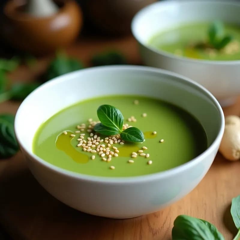 Crema de Espinacas y Jengibre: Receta en Thermomix Antiinflamatoria y Cremosa