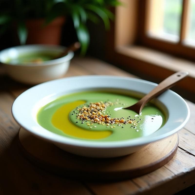 Crema de Espinacas y Tofu Sedoso: Receta en Olla Exprés con Proteína Vegetal
