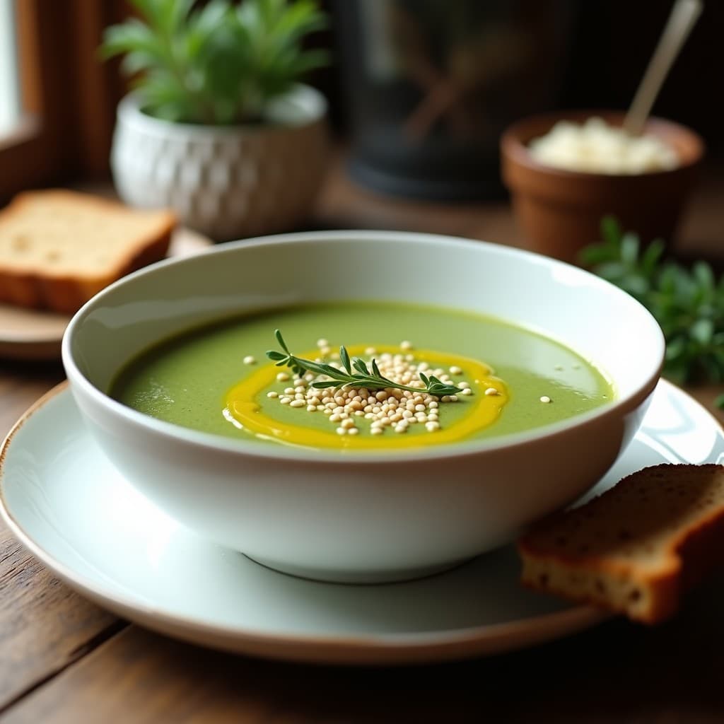 Crema de Espinacas y Tofu Sedoso: Receta en Olla Rápida con Textura de Restaurante
