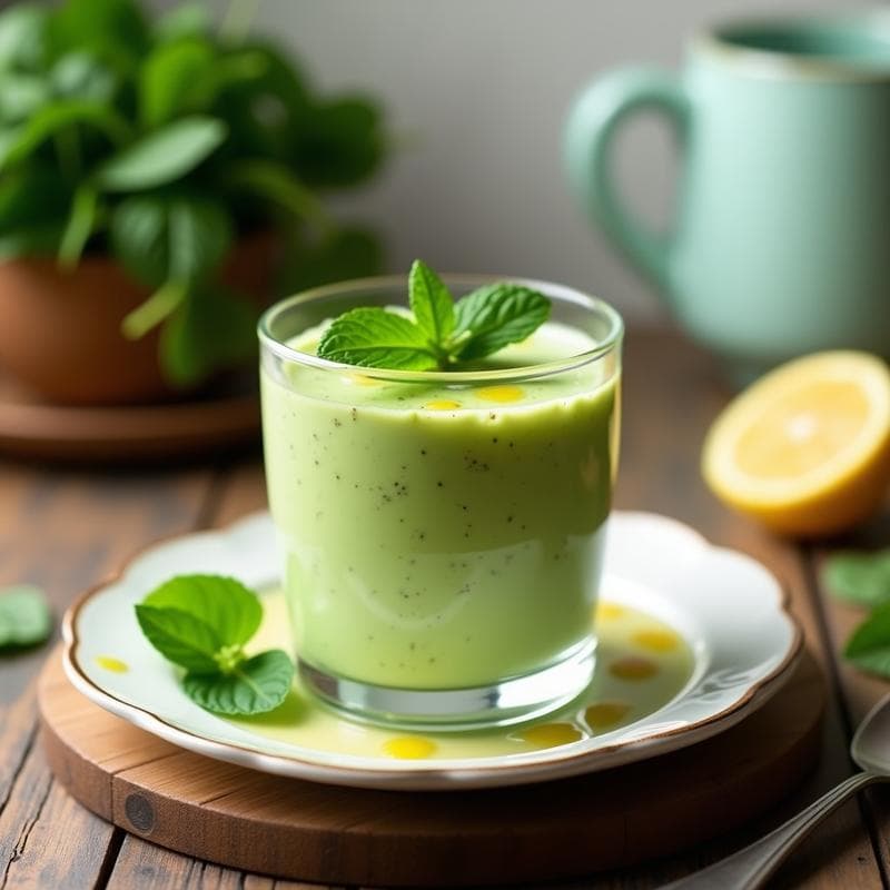 Crema Fría de Aguacate y Espinacas en Airfryer: Receta Express y Nutritiva