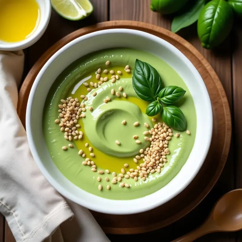 Crema Fría de Aguacate y Espinaca con Lime: Receta Refrescante y Alta en Proteína