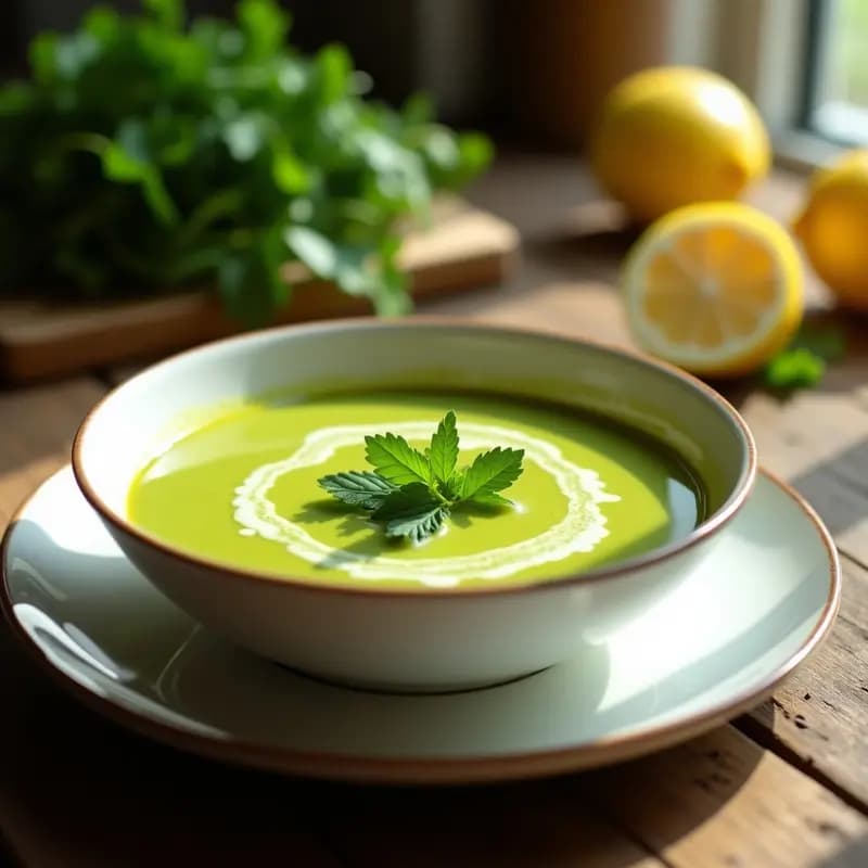 Crema Fría de Aguacate y Espinacas con Limón: Receta Refrescante y Alta en Proteínas