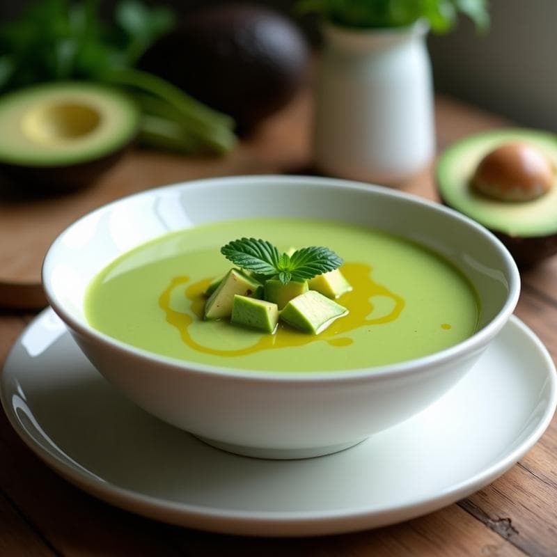 Crema Fría de Aguacate y Espinacas en Thermomix: Receta Rápida y Alta en Nutrientes