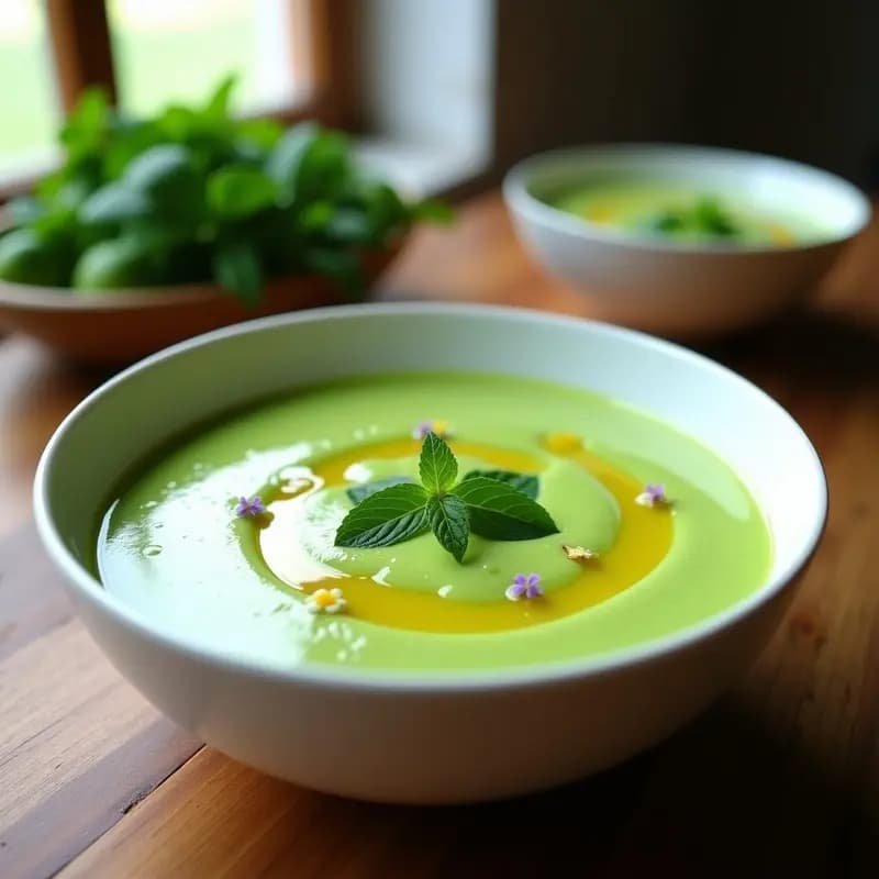 Crema Fría de Calabacín y Menta: Receta en Thermomix Ultracremosa y Refreshante