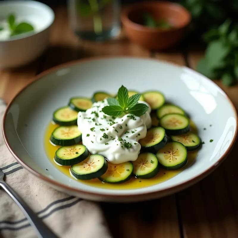 Crema Fría de Calabacín y Menta con Yogur: Receta Fresca y Digestiva en 15 Minutos