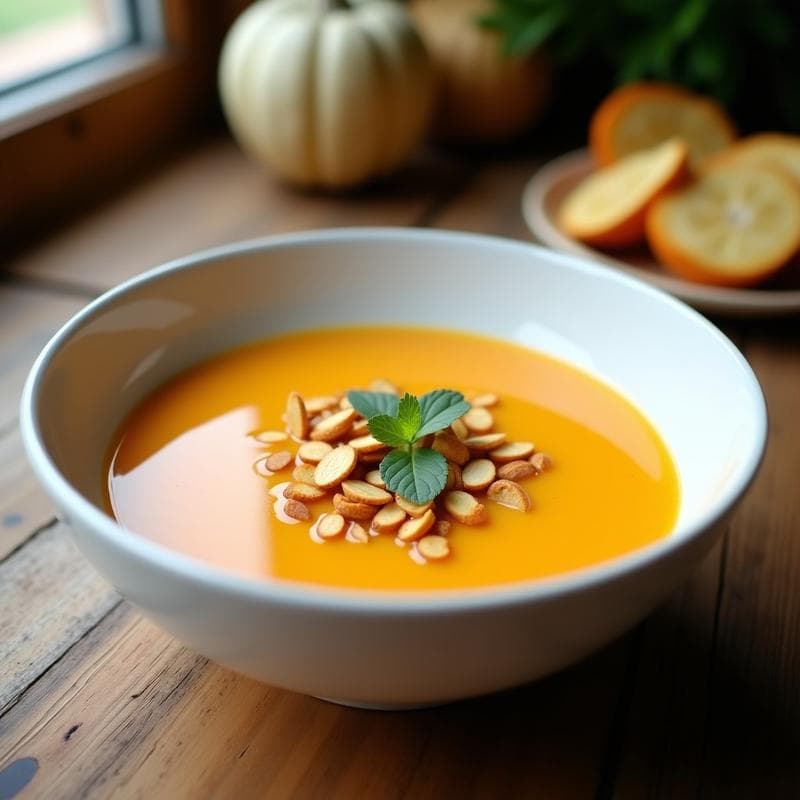 Crema Fría de Calabaza y Apio con Toque de Almendras: Receta Veraniega Sin Cocinar en 10 Minutos