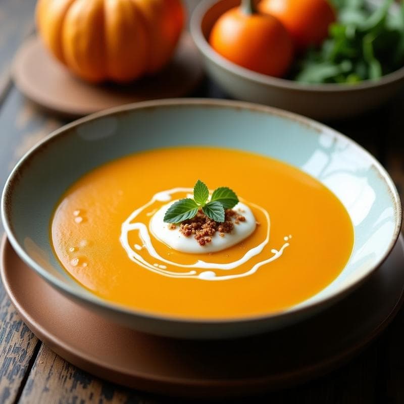 Crema Fría de Calabaza y Coco: Receta en Airfryer en 20 Minutos Sin Horno