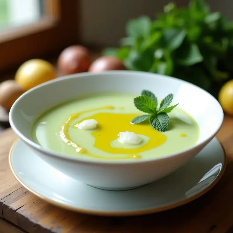 Crema Fría de Puerro y Patata: Receta Ligera con Toque de Aceite de Oliva Virgen Extra