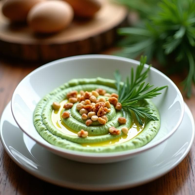 Crema Fría de Espinacas y Queso Feta con Virutas de Nueces: Receta Griega en Thermomix