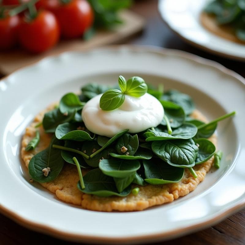 Crema Fría de Espinacas y Yogur Griego: Receta Rápida Sin Cocción con Toque Mediterráneo