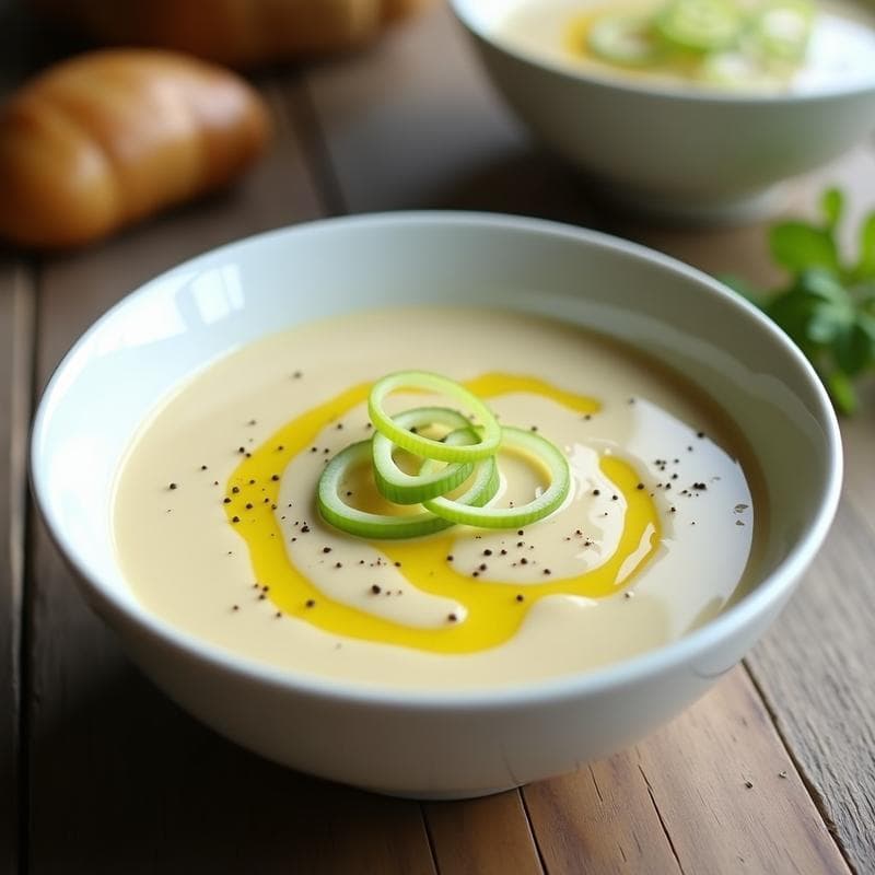 Crema Fría de Puerro y Patata en Thermomix: Receta Express y Reconfortante