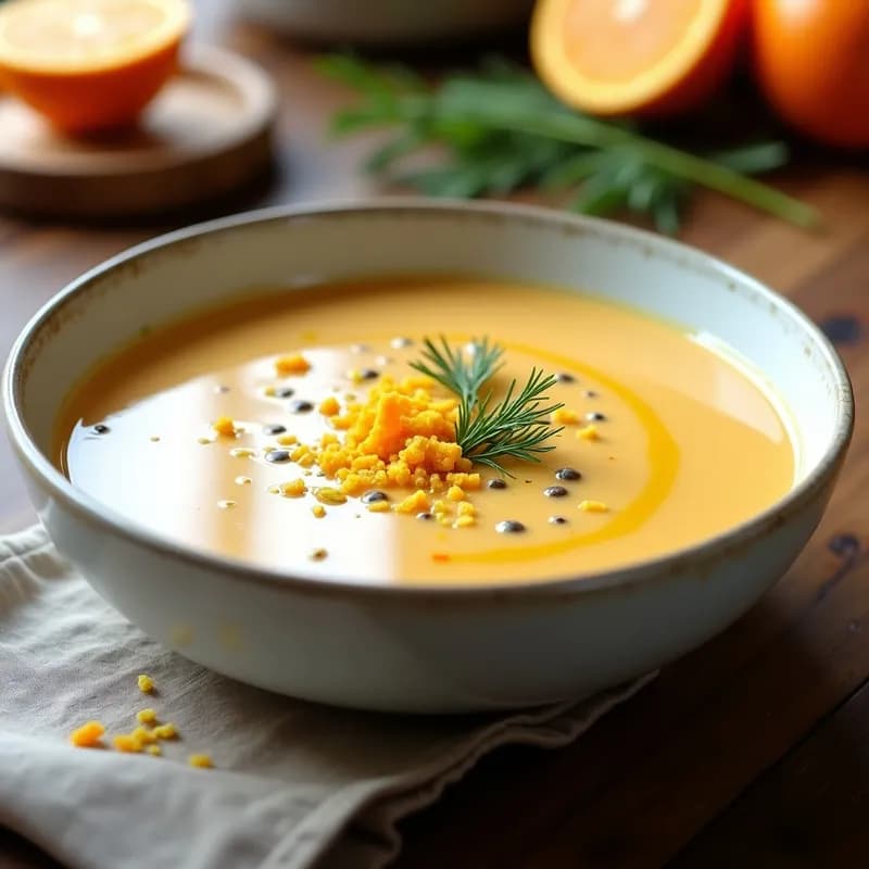 Crema de Hinojo y Naranja: Receta Vegana Ultracremosa en 20 Minutos