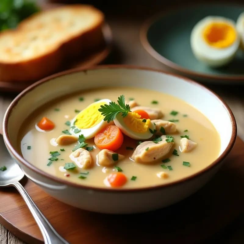Crema de Pachay con Pollo: Sopa Peruana Reconfortante en Olla Lenta