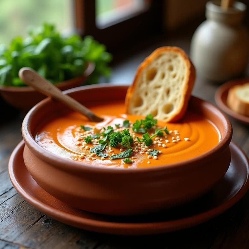 Crema de Pimentón Ahumado Vegana: Receta en Airfryer sin Lácteos y Alta en Proteína