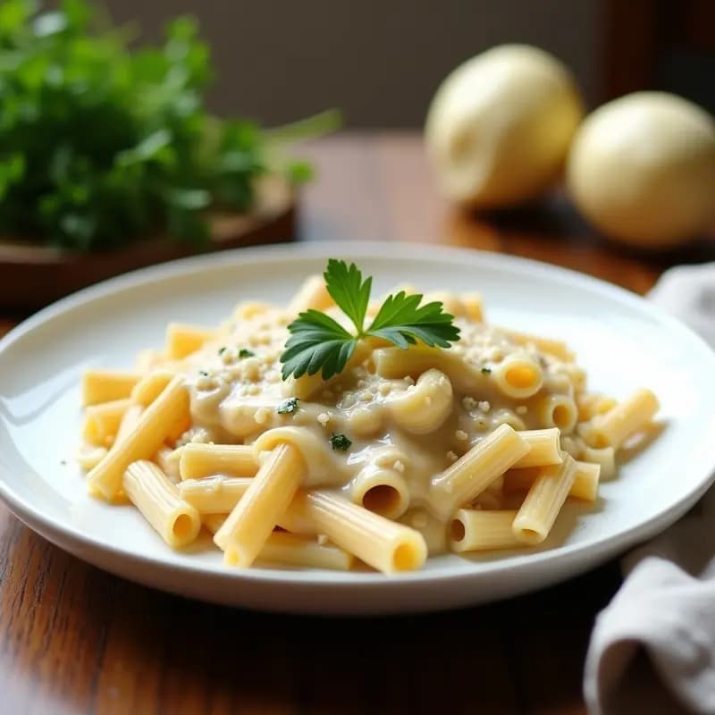 Crema de Pasta Alfredo de Coliflor: Receta Sin Lactosa y Baja en Calorías en 20 Minutos