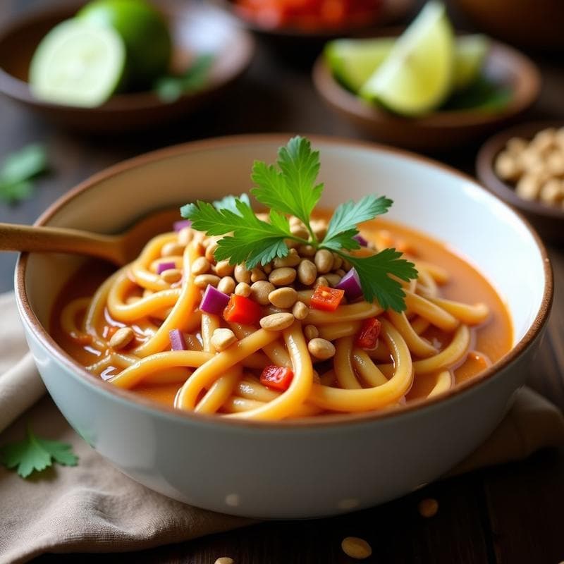 Crema de Pasta de Cacahuete Picante Tailandesa: Receta Auténtica en 15 Minutos