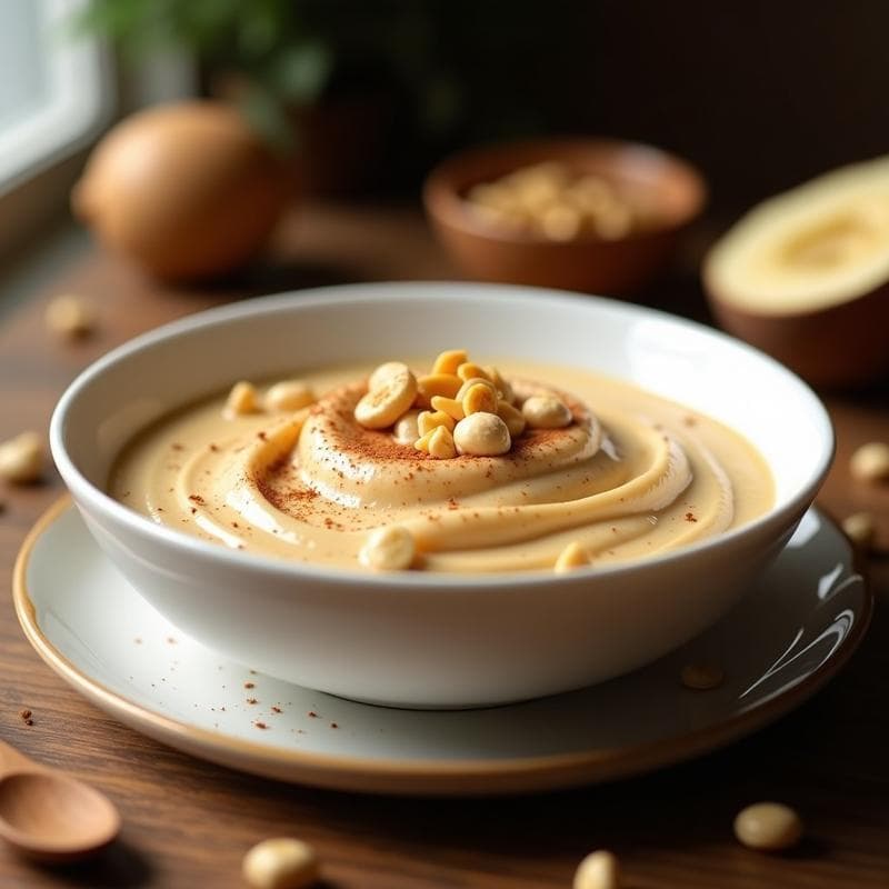 Crema de Pasta de Cacahuete y Plátano: Receta Keto Sin Azúcar en 5 Minutos