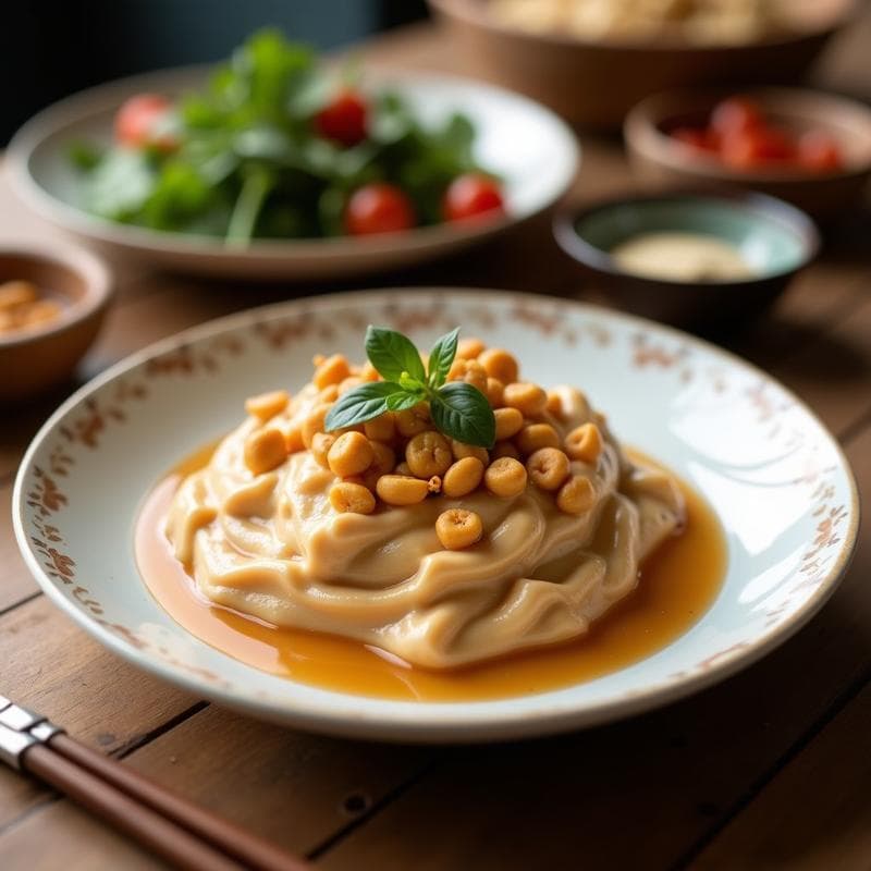 Crema de Pasta de Cacahuete Vegana: Receta Express en 15 Minutos con Toque Asiático