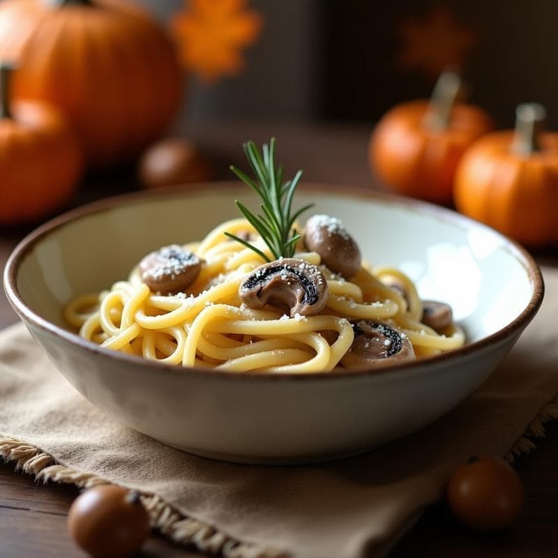 Crema de Pasta con Castañas y Setas: Receta Otoñal en Thermomix en 20 Minutos