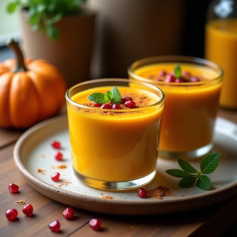 Crema Pastelera de Calabaza y Cúrcuma: Receta Vegana en Olla Rápida con Beneficios Antiinflamatorios