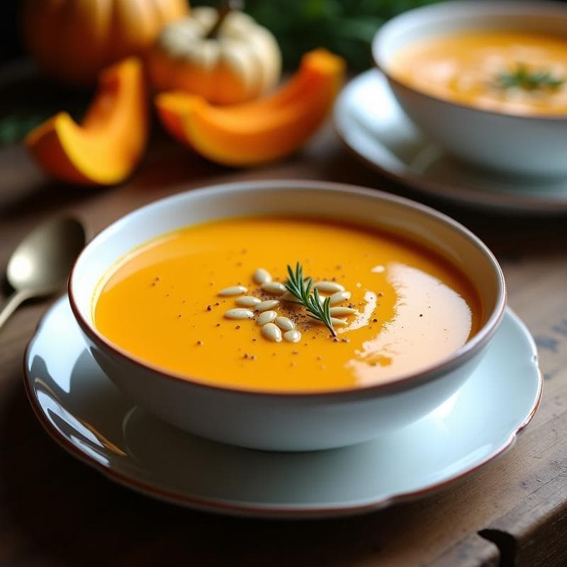 Crema de Calabaza Kabocha: Receta en Thermomix con Toque a Pastel de Queso