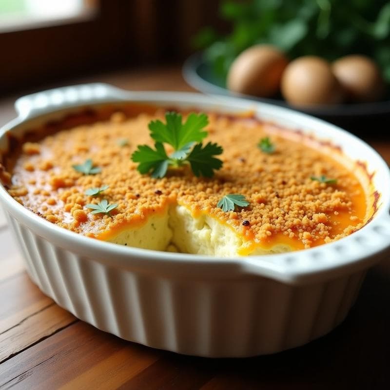Crema Pastel de Coliflor al Horno: Receta Ultracremosa Sin Lácteos en 35 Minutos