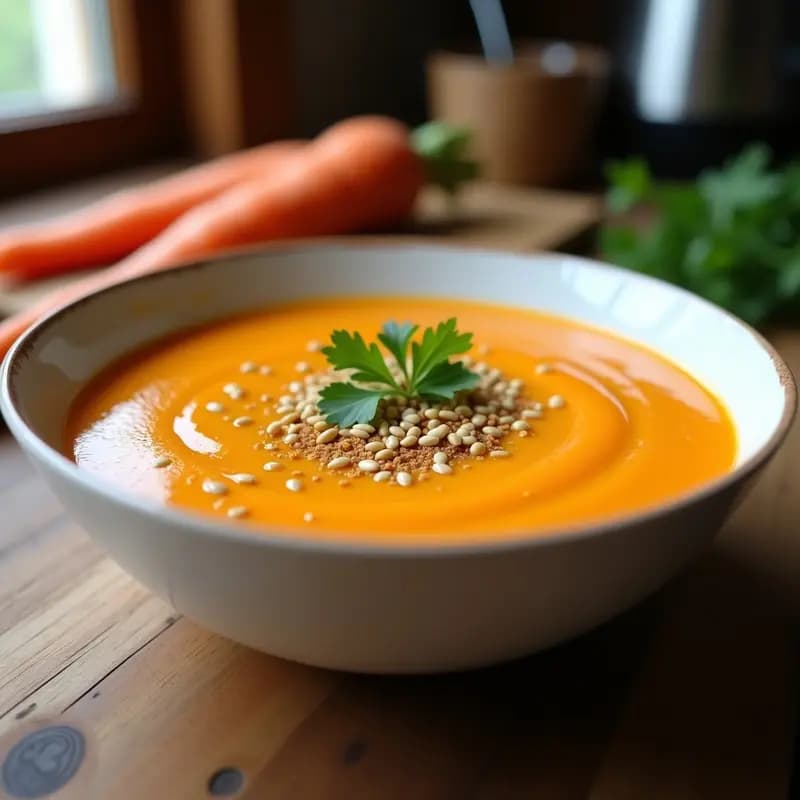 Crema de Zanahoria y Quinoa en Thermomix: Receta Cremosa y Nutritiva en 25 Minutos