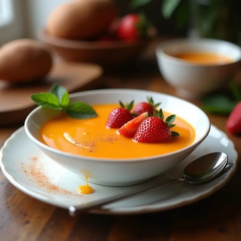 Crema Pastelera de Batata Sin Lactosa: Receta Fácil y Nutritiva para Postres Saludables
