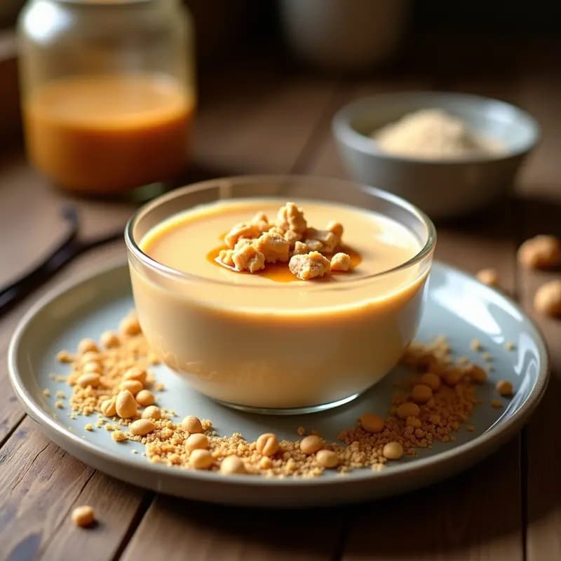Crema Pastelera de Cacahuete: Receta Alta en Proteína y Sin Azúcar para Postres Fitness