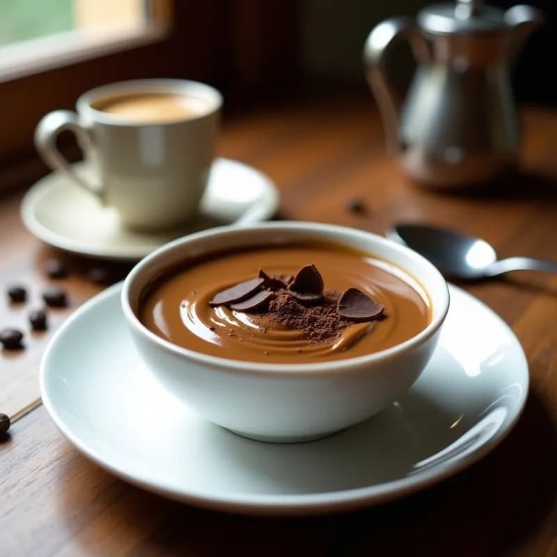 Crema Pastelera de Café y Trufa: Receta Gourmet Sin Horno en 15 Minutos