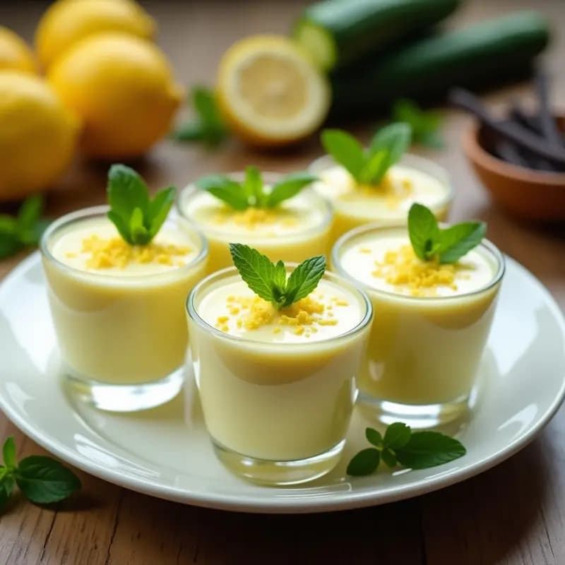 Crema Pastelera de Pepino y Limón: Postre Fresco y Sin Horno en 20 Minutos