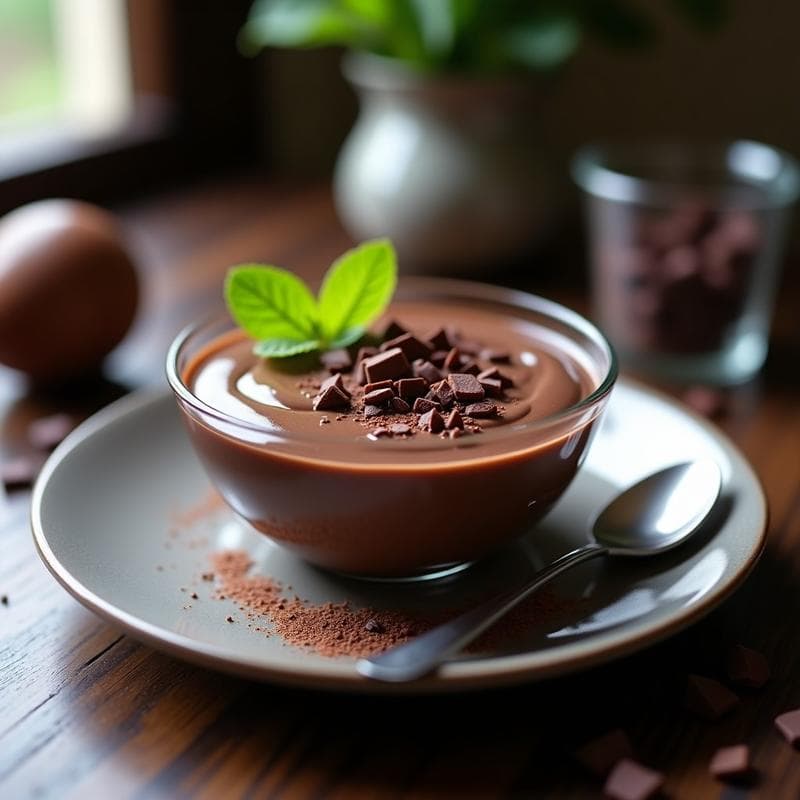 Crema Pastelera de Chocolate Amargo: Receta Sin Azúcar y Ultracremosa en 15 Minutos