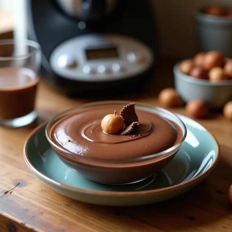 Crema Pastelera de Chocolate y Avellanas: Receta en Thermomix Sin Horno y Ultra Cremosa