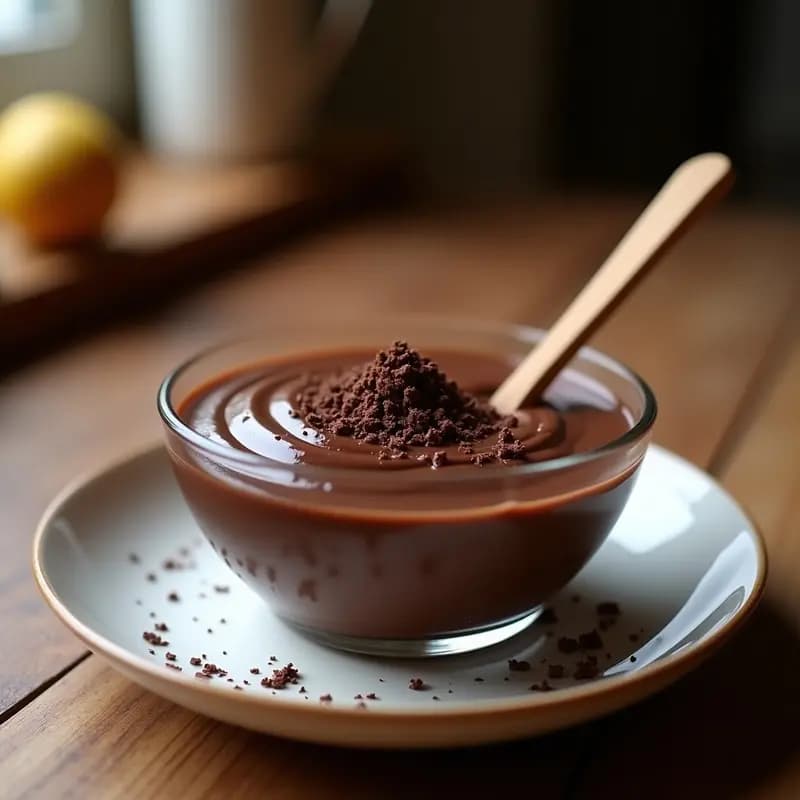 Crema Pastelera de Chocolate Negro en Airfryer: Receta Rápida y Sin Grumos