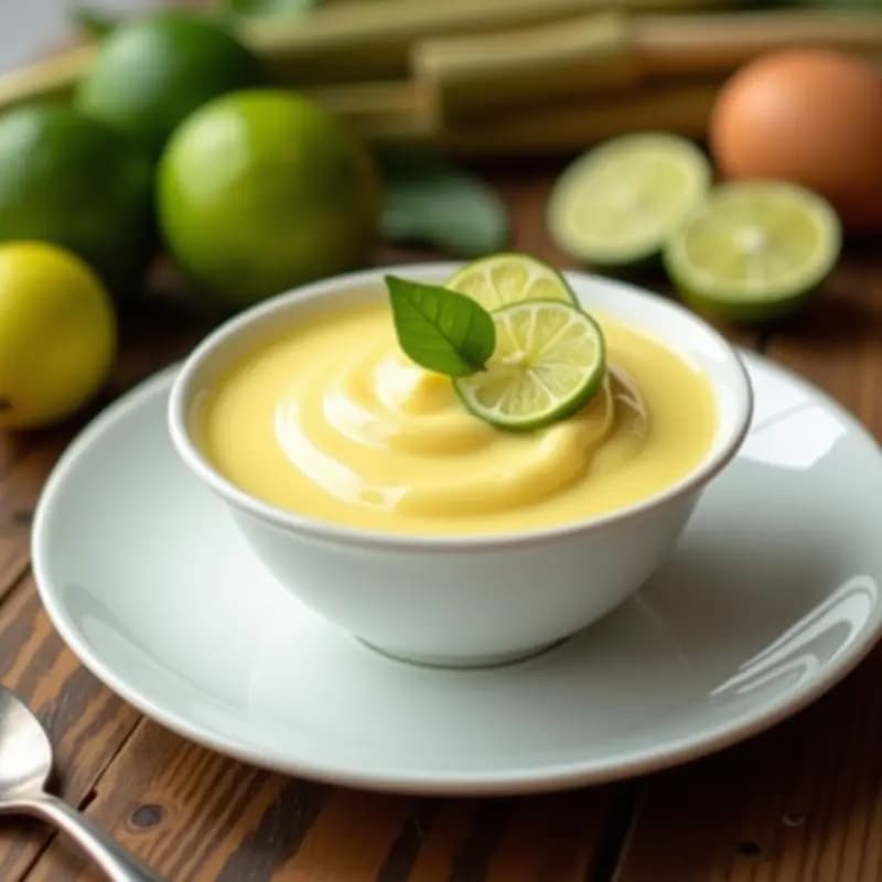 Crema Pastelera de Citronella y Lima: Receta Gourmet para Postres Únicos y Aromáticos