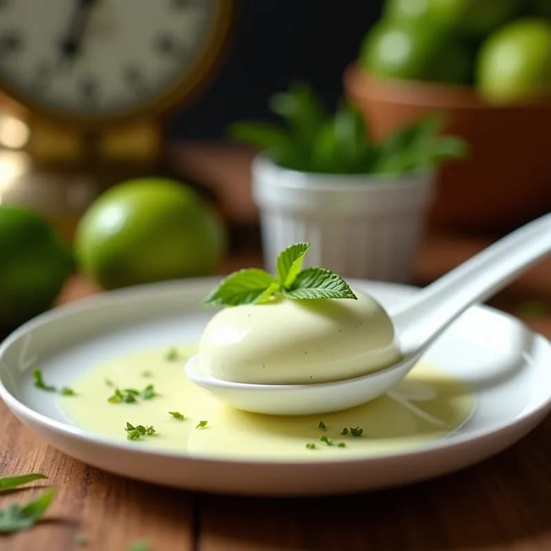 Crema Pastelera de Citronella y Lima: Postre Gourmet Sin Horno en 20 Minutos